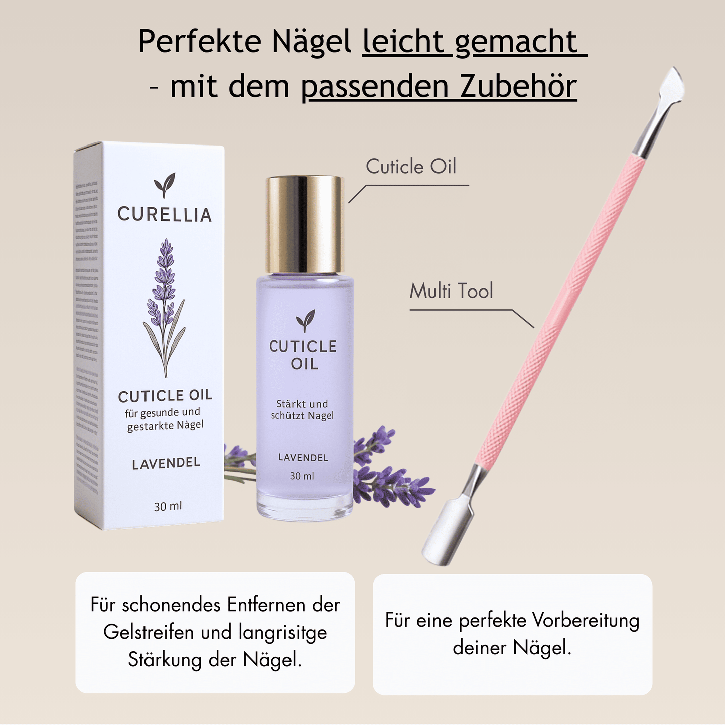 Cuticle Oil + Multi Tool Set